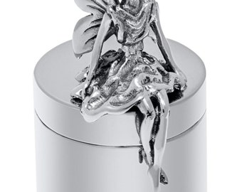 Sterling Silver Baby or Child Tooth Fairy Box Custom Engraved Personalized Monogram Baby Shower Heirloom Gift CKLL3700