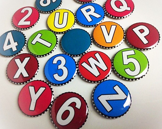 Montessori Alphabet Magnets - Letter Magnets - ABCs - Kindergarten Practice - Preschool Letters - Homeschool - Fridge magnets