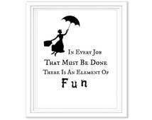 unique mary poppins quote related items etsy