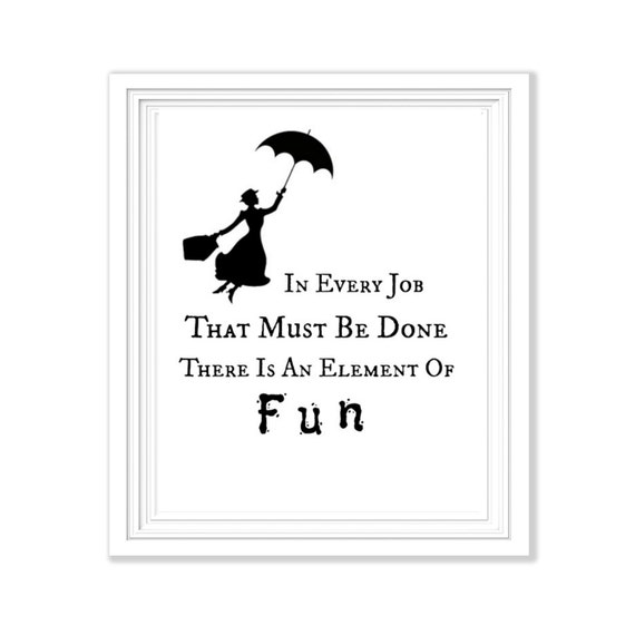 Mary Poppins Quote Printable Instant Download