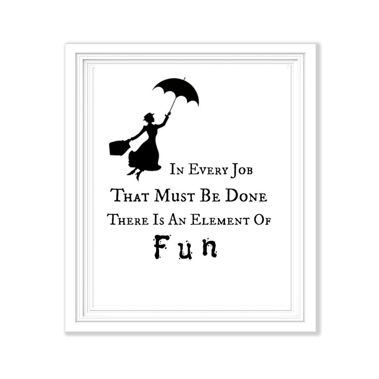 Mary Poppins Quote Printable Instant Download