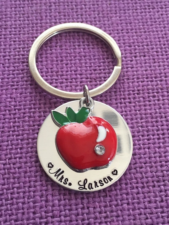 Personalized Teacher Keychain Teacher Gift Teacher