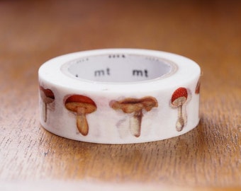 MT Washi Tape Mushroom | 15mm width MT Autumn Winter 2016 Collection Japanese Masking Tape MT Ex Tape (MTEX1P119)