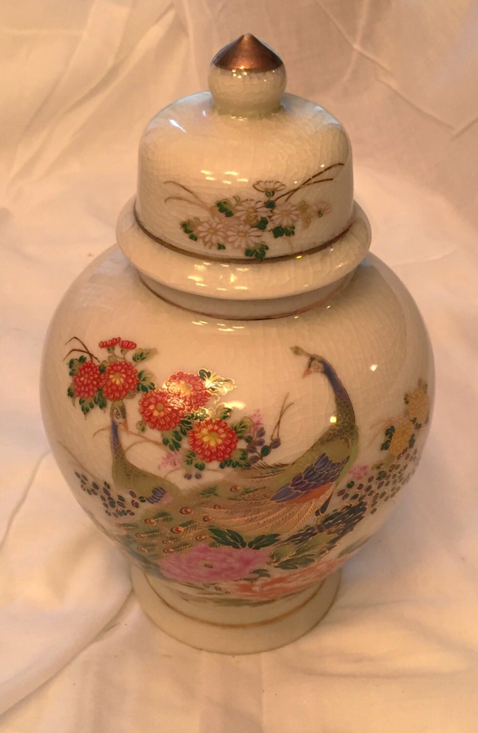 Vintage Ginger Jar from Satsuma Japan