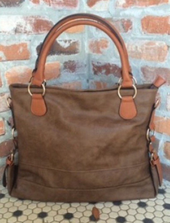 Monogrammed Handbag Large Tote Handbag by TheTrunkbyC on Etsy
