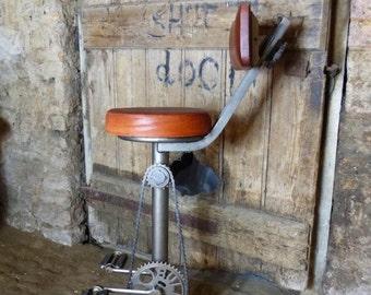 Industrial Bike Stools