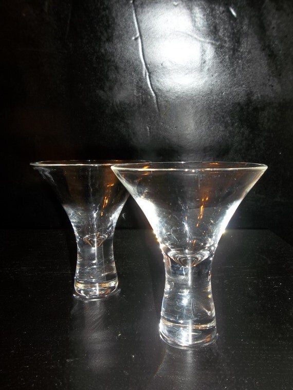 ON SALE WAS 9.99...Stemless Martini Glasses Set of 2