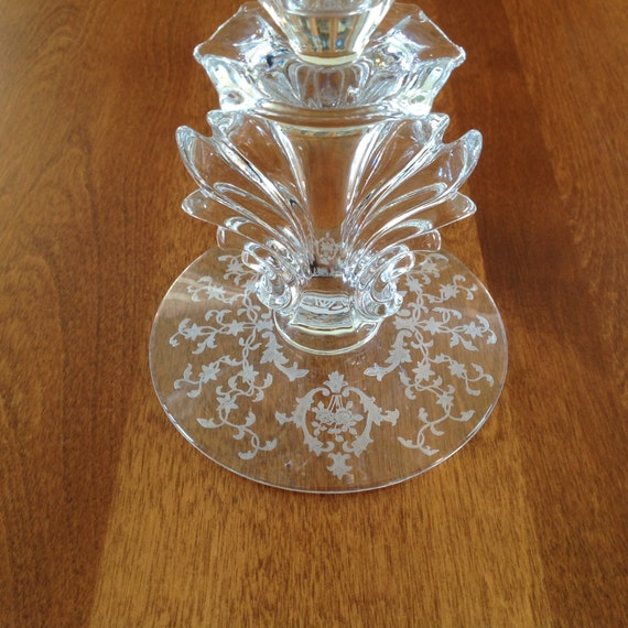 Fostoria NAVARRE Clear Baroque Single by BucketListGarnishes