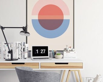 Printable Geometric Art, Mid Century Modern, Abstract Art, Modern Art Print, Abstract Wall Art, Contemporary Art, A2,A1,A0 and bigger