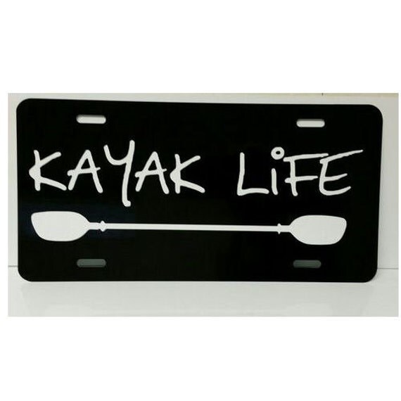 Kayak License Plate