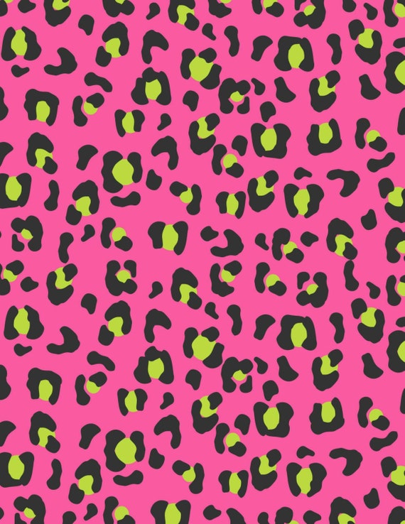 HTV Animal Print Cheetah Pink Patterned by SmithsVinylanddesign