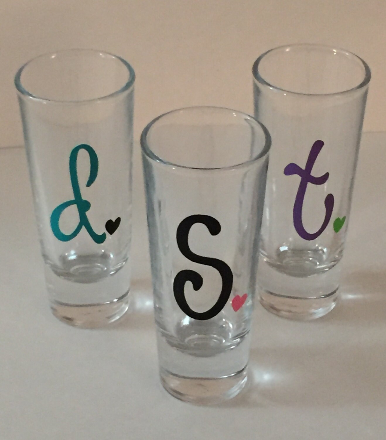 Personalized T Shot Glass With Custom By Danigirlstreasures 8047