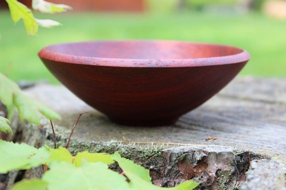 Padauk Wood Bowl, Hand Turned Small Wooden Bowl, Perfect for your Small Treasures, Handmade Wood Ring Bowl, Beautiful African Padauk Wood