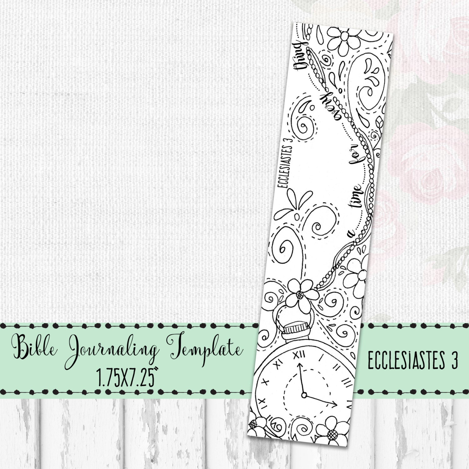 Bible Journaling Template Bible Journaling Printable Bible