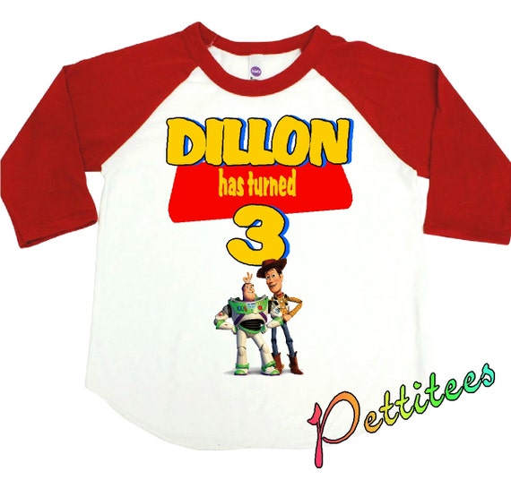 custom toy story birthday shirts