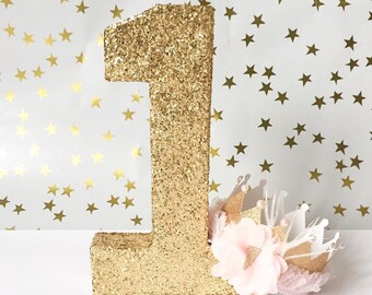 Items similar to Glitter Number Party Picks -- 1 dozen of the number of