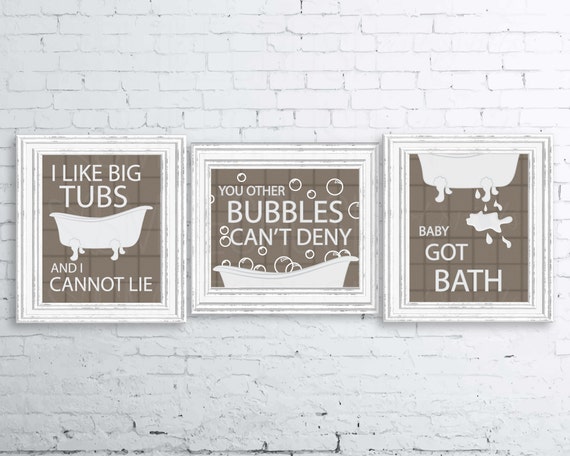 Bathroom Puns bathroom print set i like big tubs print set sir mix a lot Bathroom Puns bathroom print set i like big tubs print set sir mix a lot