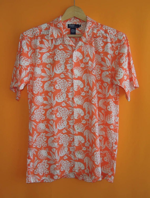 Polo Ralph Lauren Hawaiian Shirt Vintage Hawaiian Original