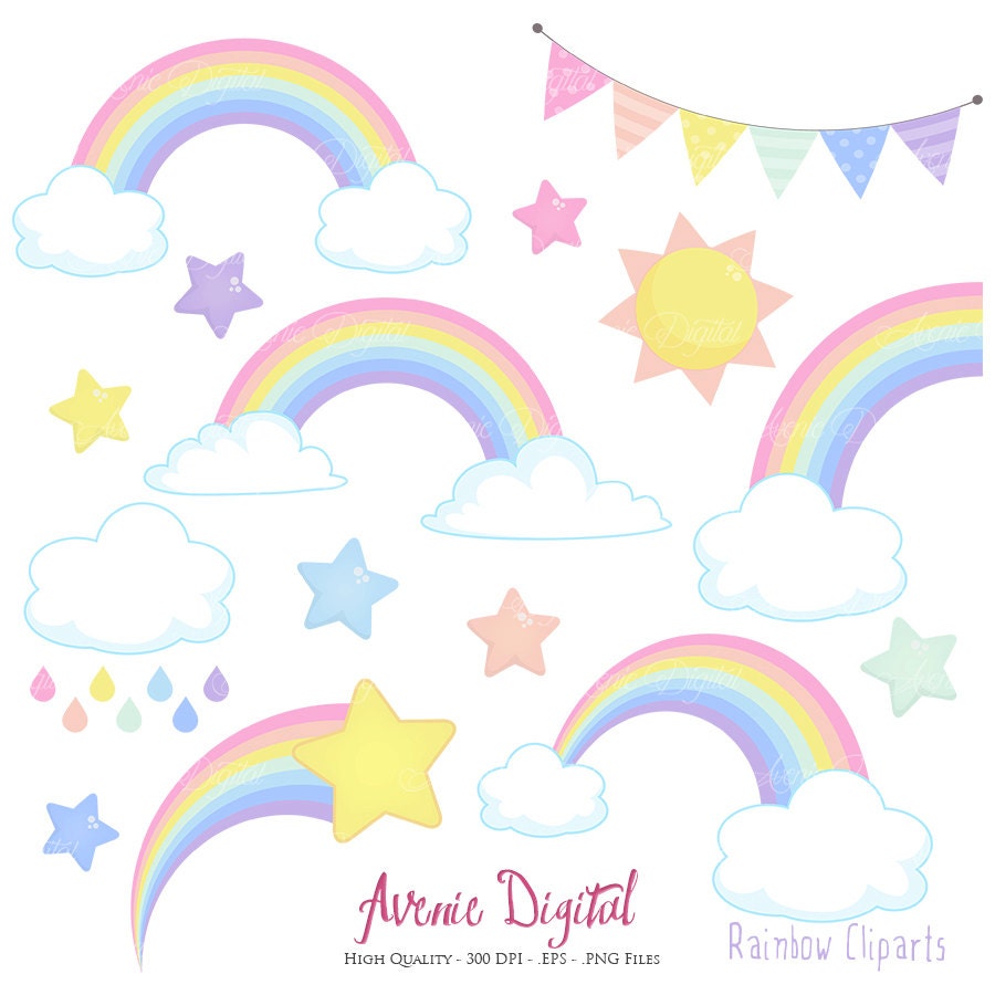 rainbow printables clip art - photo #7