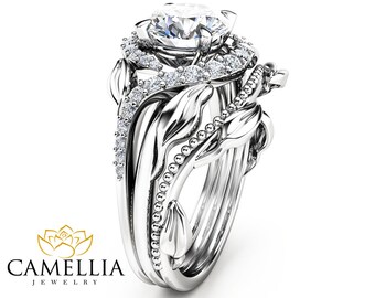 Nature inspired engagement rings wedding
