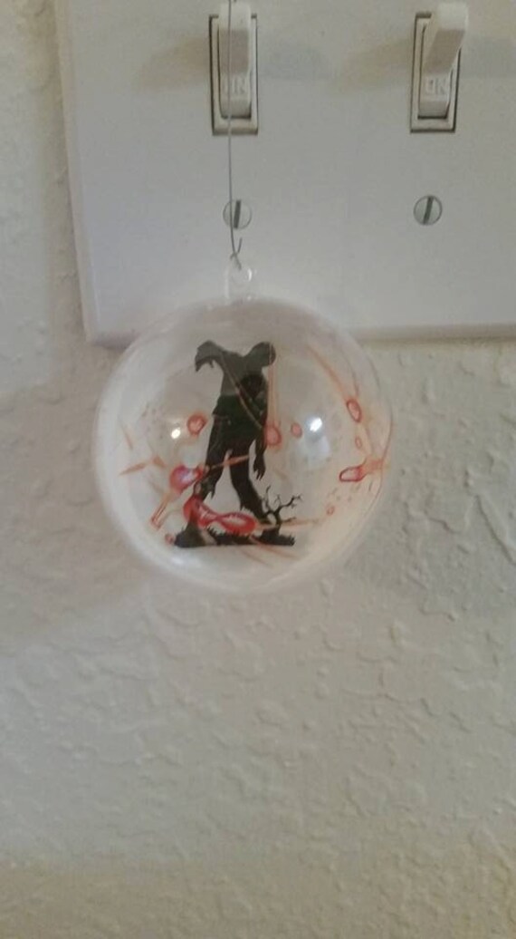 Zombie ornament by MadeWithClassAndSass on Etsy