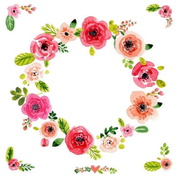 SVG PNG EPS files floral ornaments wreaths flowers