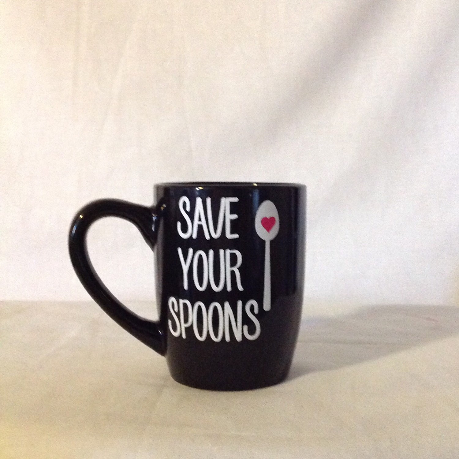 Save Your Spoons Coffee Mug by GlamGlitters on Etsy