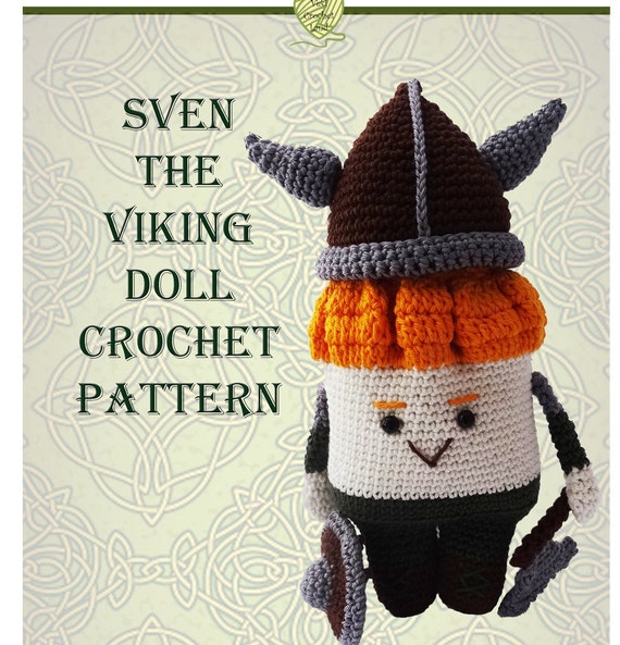 Viking crochet dollAmigurumi vikingAmigurumi dollCrochet