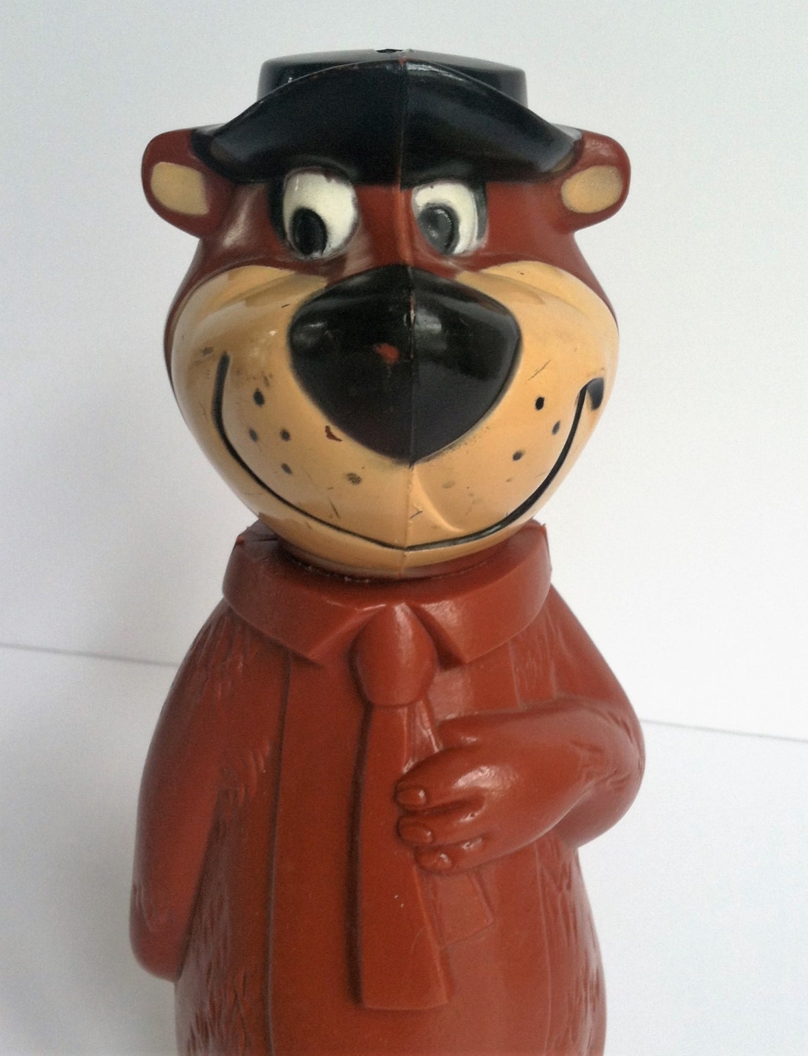 SALE Vintage Yogi Bear Bank Plastic Piggy Bank Yogi Bear