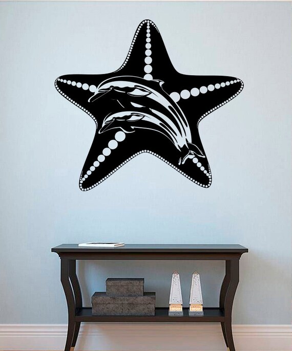 Starfish Wall Vinyl Decal Starfish Vinyl Sticker Nautical