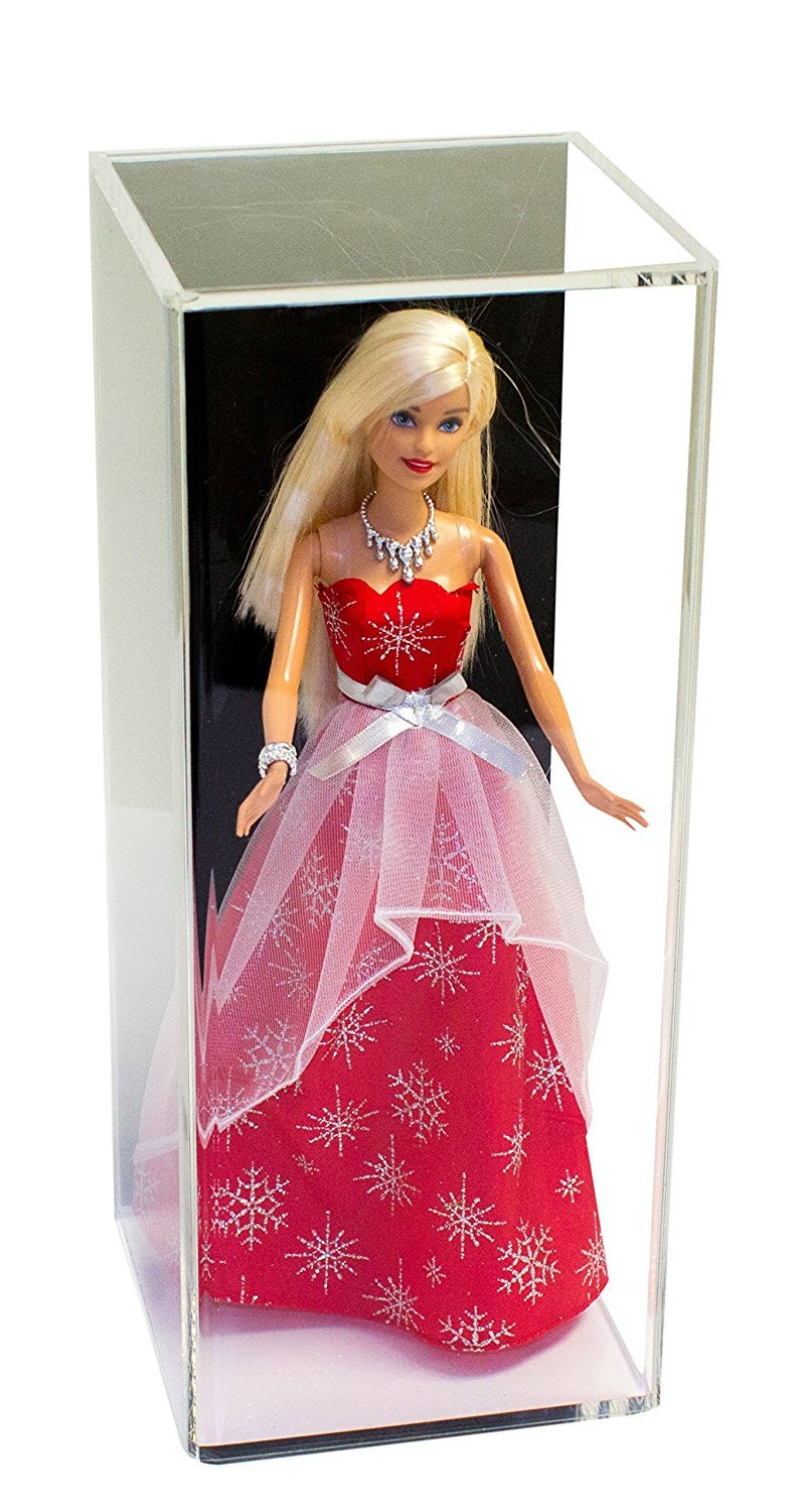 Doll Display Case // Handmade Acrylic Wall by BetterDisplayCases
