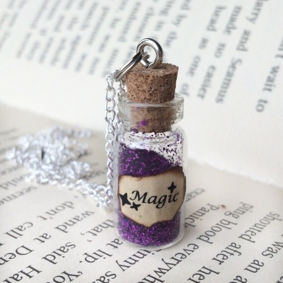 Magic Bottle Necklace / Pendant / Bookmark / Decoration / Keyring