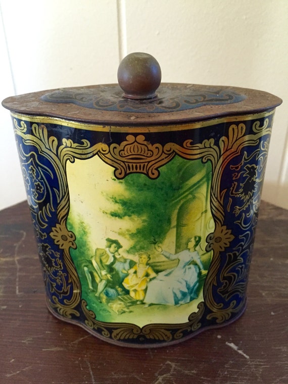 Decorative Metal Tins Vintage Tins Candy Tins Metal by Speckadoos