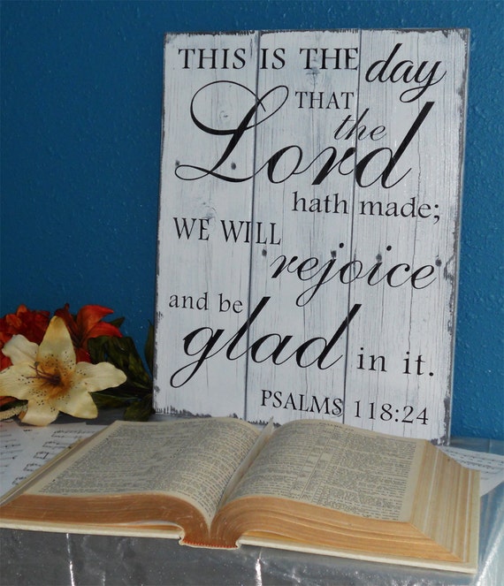 Items similar to Reclaimed Scripture Wood Sign • Fence board sign