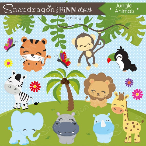 jungle animals clipart pictures - photo #36