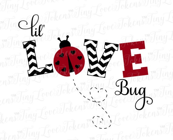Download Lil Love Bug SVG Design for Silhouette and other craft cutters