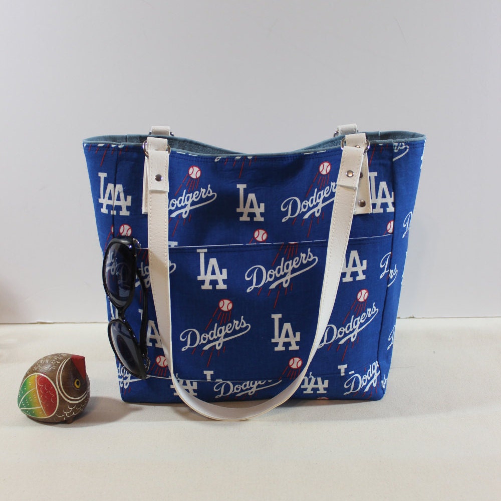 Los Angeles Dodgers Blue/White Tote Purse travel tote bag for