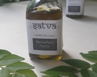 Organic Ayurvedic Brahmi Amla Hair Oil w/ Free Shipping