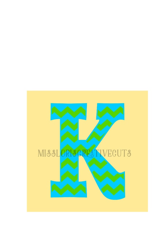 Download Chevron Letter monogram K SVG Cut file Cricut explore