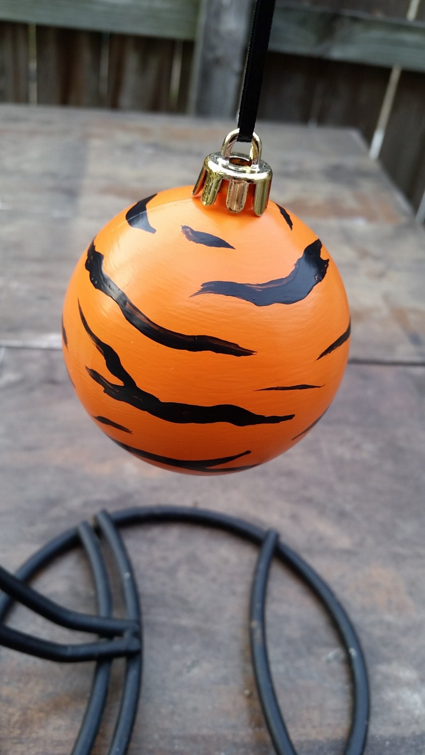 Hand Painted Tiger Ornament