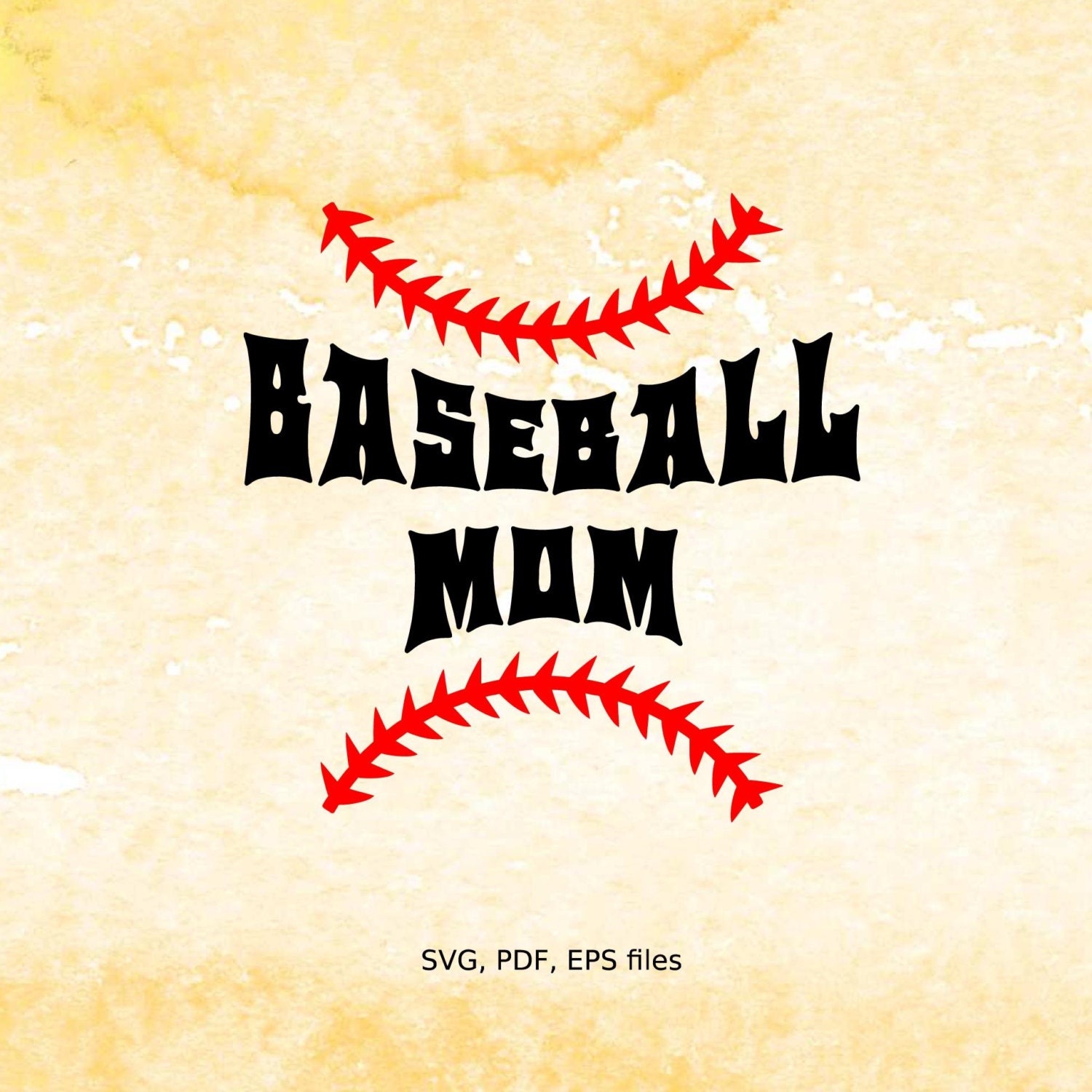 Download Baseball Mom SVG with laces baseball vinyl cutting files for