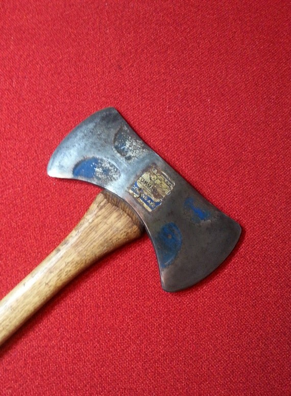 Vintage Collins Commander Double Bit Axe All Original Hickory