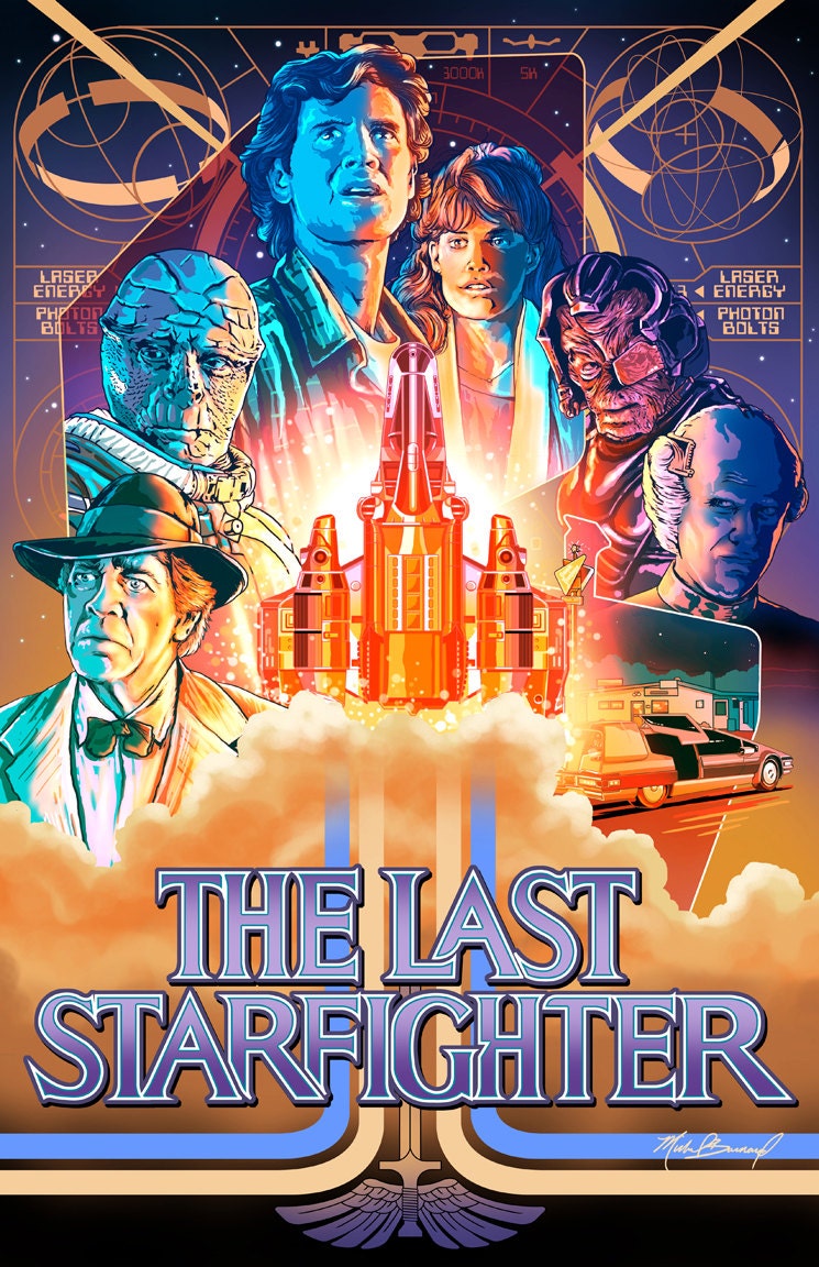 The Last Starfighter Signed print