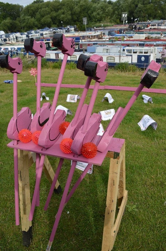 Flamingo Croquet Set