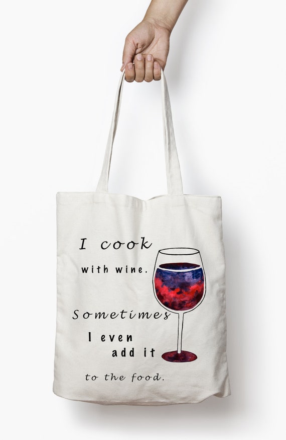 funny wine bags