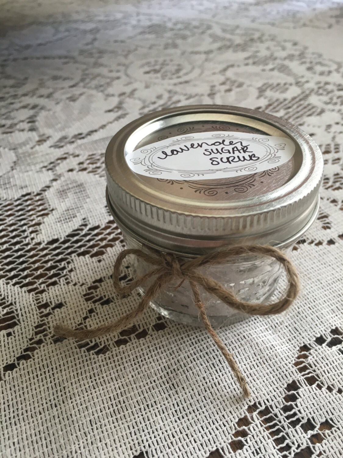 4 oz. Sugar Scrub in Mason Jar