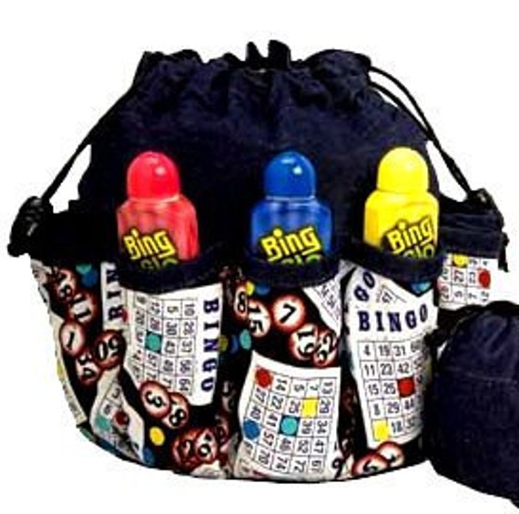 Large Bingo Bag 10 Pockets by BINGOISOURGAME on Etsy