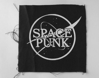 Space Punk patch - NASA style - 6"x6" medium size