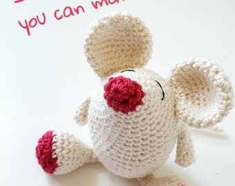 Crochet Amigurumi Kit : Millie Mouse (DIY Kit)