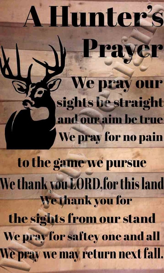 Hunters Prayer